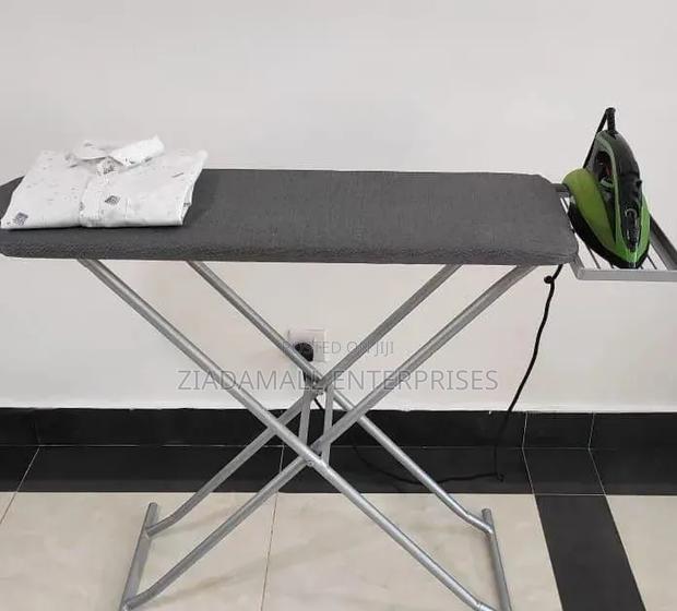 Ironing Board,Premium Metallic Ironing Board With Heat-Resistant Cover