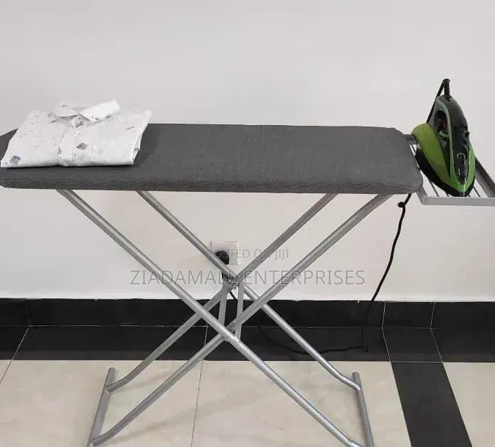 Ironing Board,Premium Metallic Ironing Board With Heat-Resistant Cover