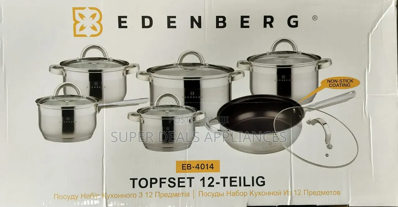 12pcs Edenberg Cookware