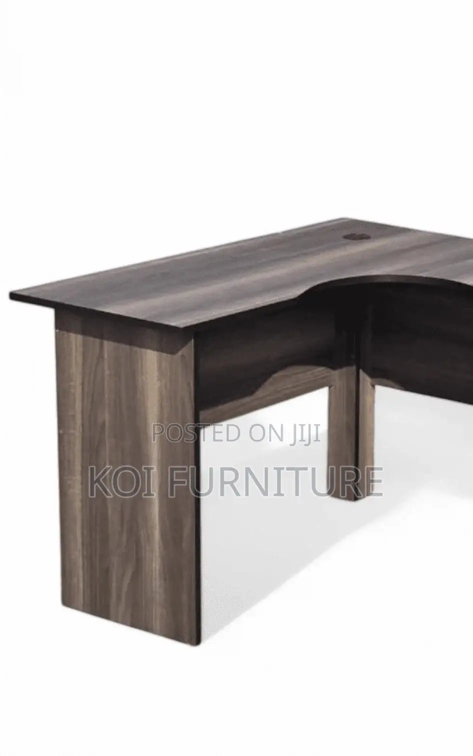Office Desk; Curved Modern Professional Office Workspace Desk