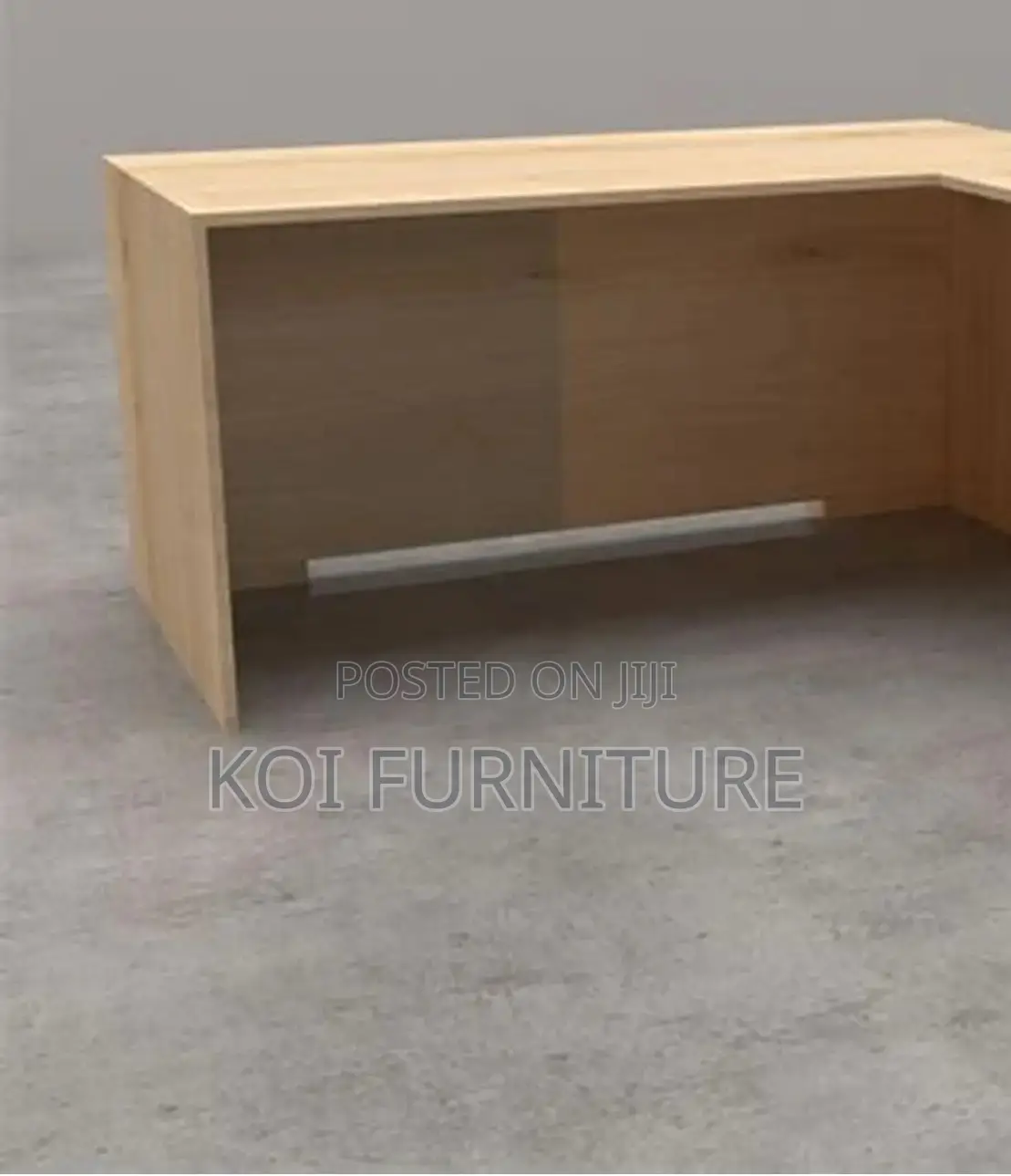 Office Desk; Curved Modern Professional Office Workspace Desk