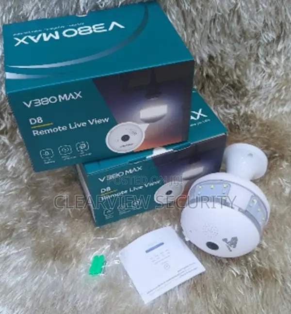 V380 Max Wifi Bulb Camera. – Home Security Cctv.
