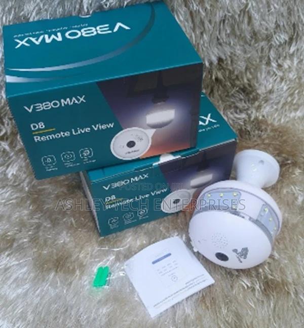 V380 Max Wifi Bulb Camera. – Home Security Cctv.