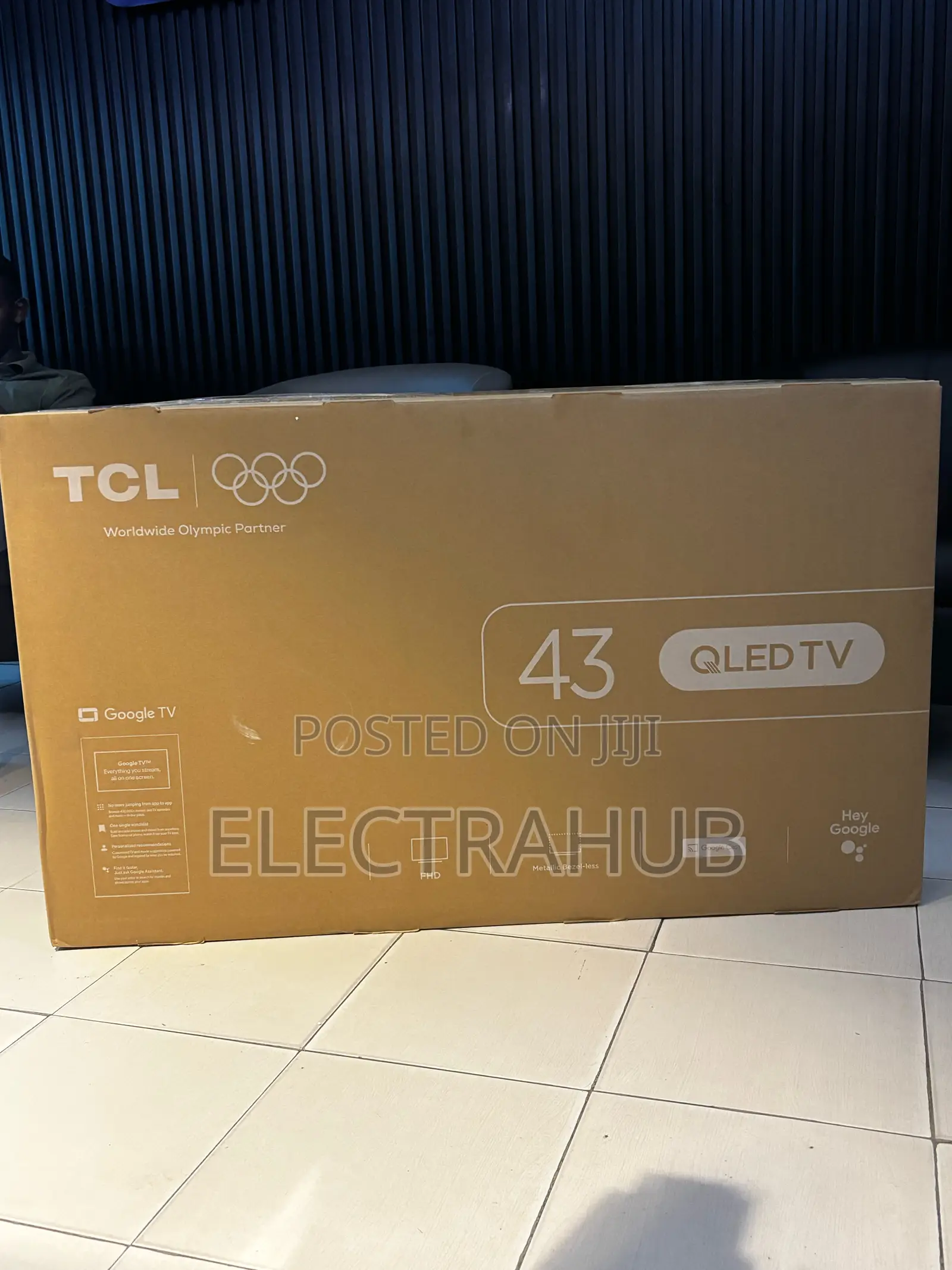 TCL 43 Inch Smart Qled Google Tv New Sealed in a Shop