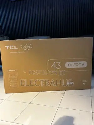 TCL 43 Inch Smart Qled Google Tv New Sealed in a Shop
