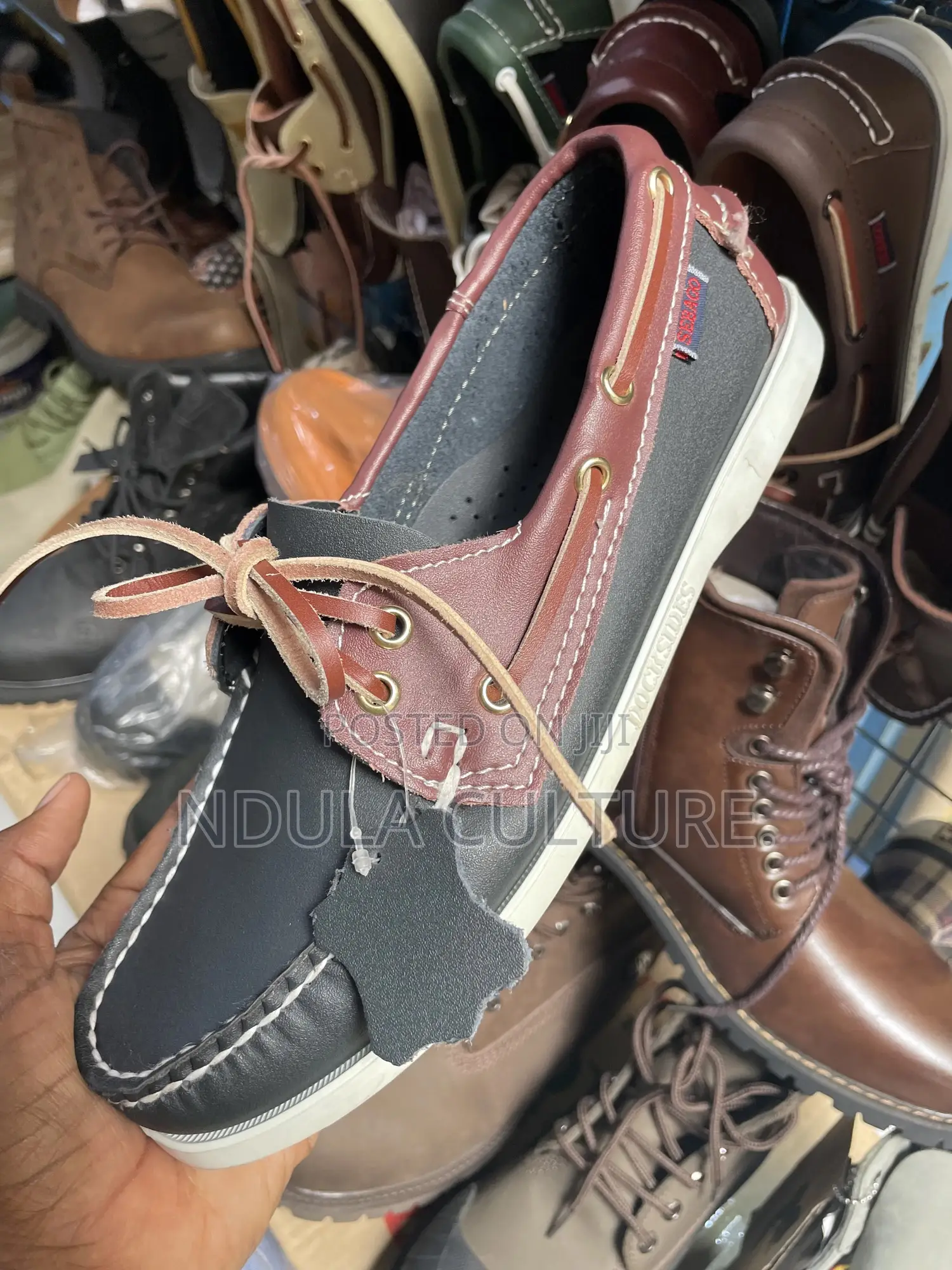 Sebago Portland Docksides (With Side Laces)
