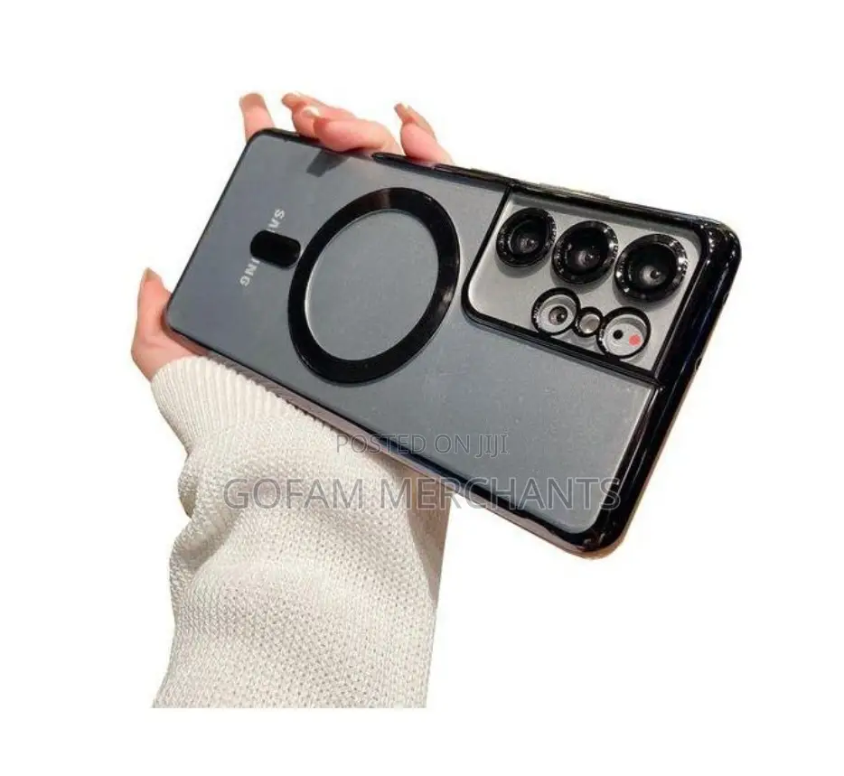 Galaxy S21 Ultra Case -Magnetic Support, Shockproof, Camera Protection