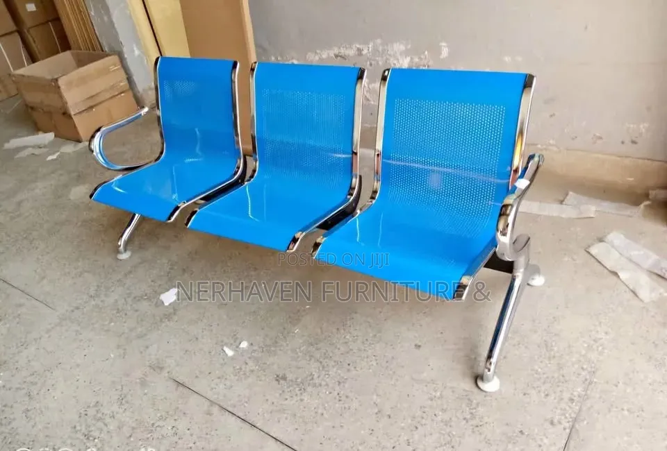 3 Seater Office Waiting Bench – Reception Seating Chair
