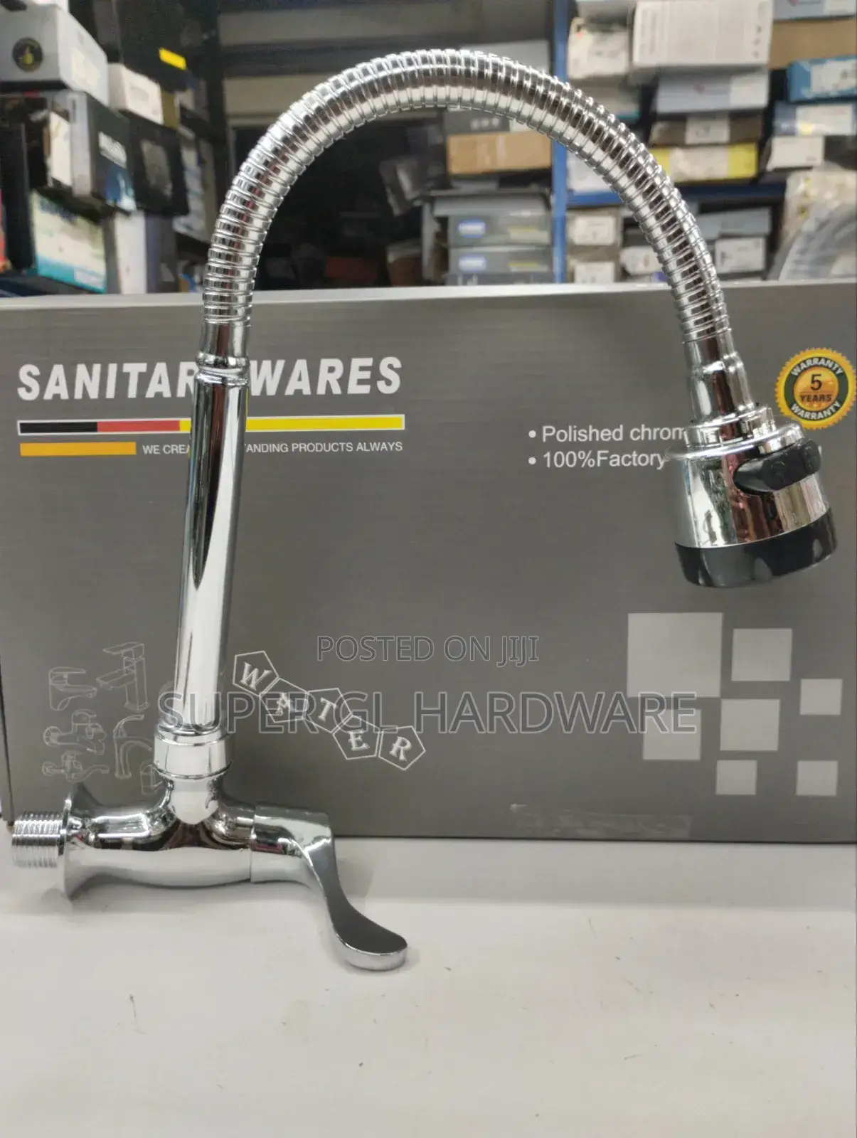 Chrome Wall Tap