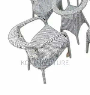 Dining Set; Wikker White 2 Seater Rattan Outdoor Garden Set