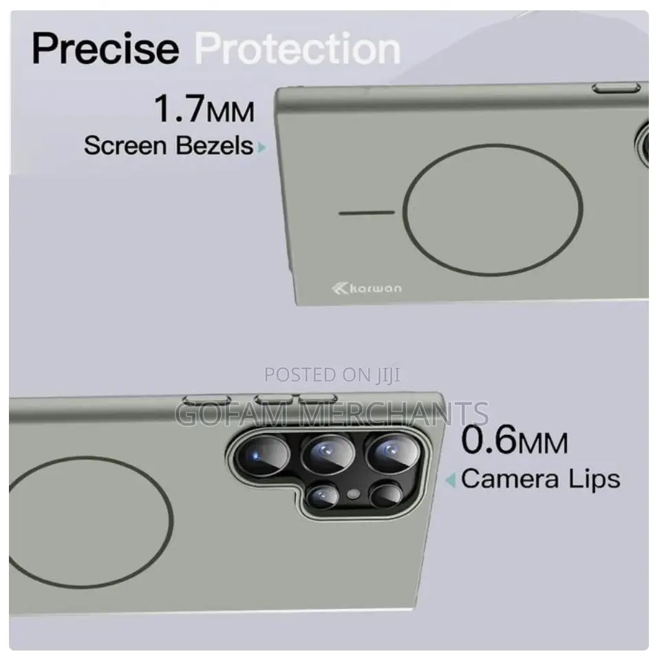 Ultra-Slim Magnetic Case for Samsung S24 Ultra - Magsafe Compatible