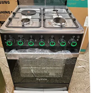 Syinix 60by60 3+1 Standing Cooker 
With Electric Oven