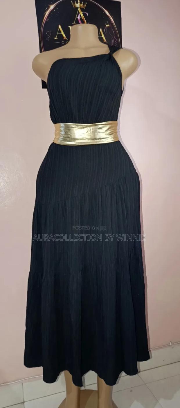 Luxe One-shoulder Maxi Dress - thumbnail 2