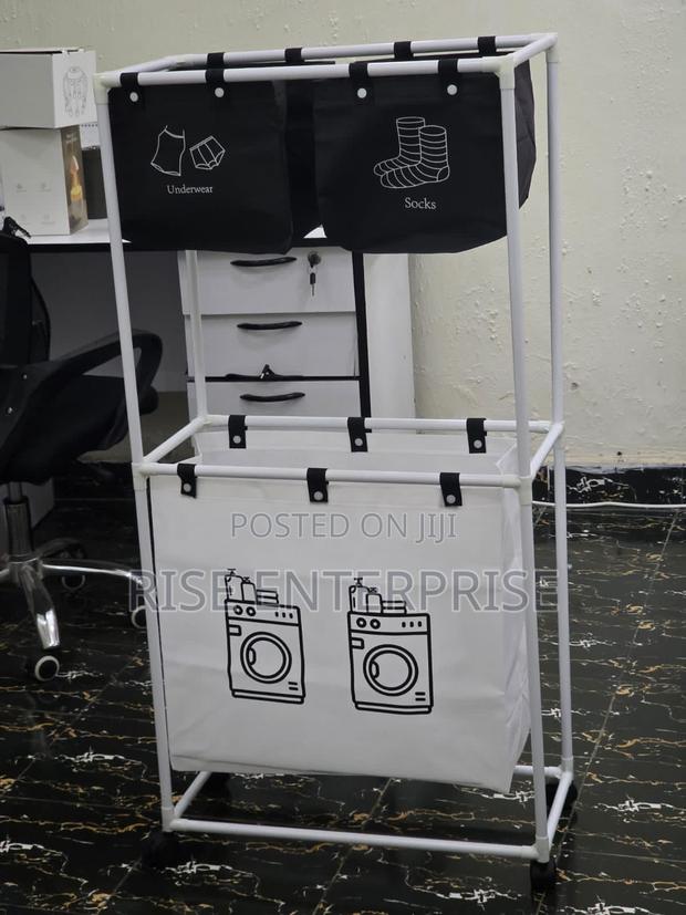 New Laundry Basket Foldable Organizer With Wheels