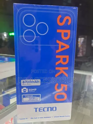 New Tecno Spark 50 128 GB Black