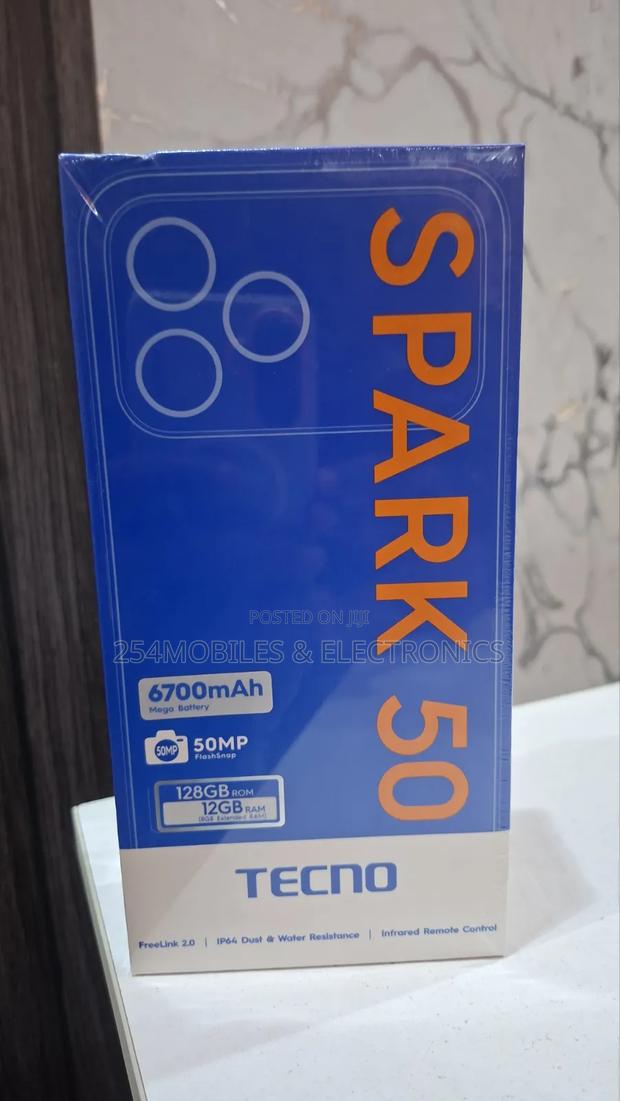 New Tecno Spark 50 128 GB Black - thumbnail 2