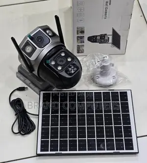 4g Solar Dual Lens PTZ CCTV Security Outdoor Solar PTZ Camera Sim Card