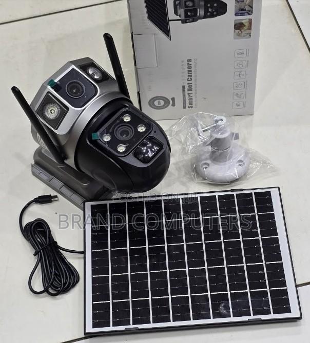 V380 CCTV 4g 4mp Solar Camera Sim Card Wireless