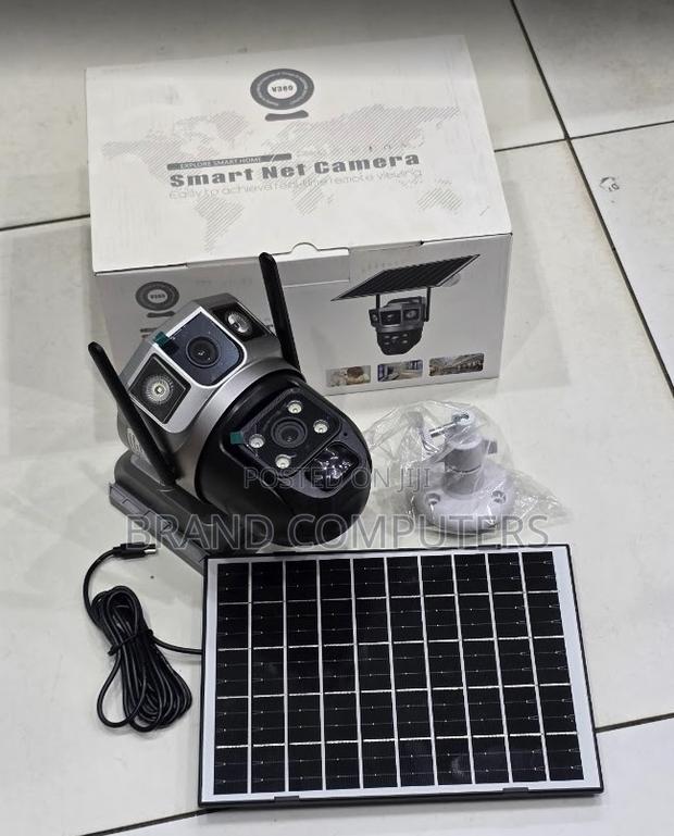 Simcard 4g Solar Powered PTZ Camera V380 Pro Dual Lens Solar Camera
