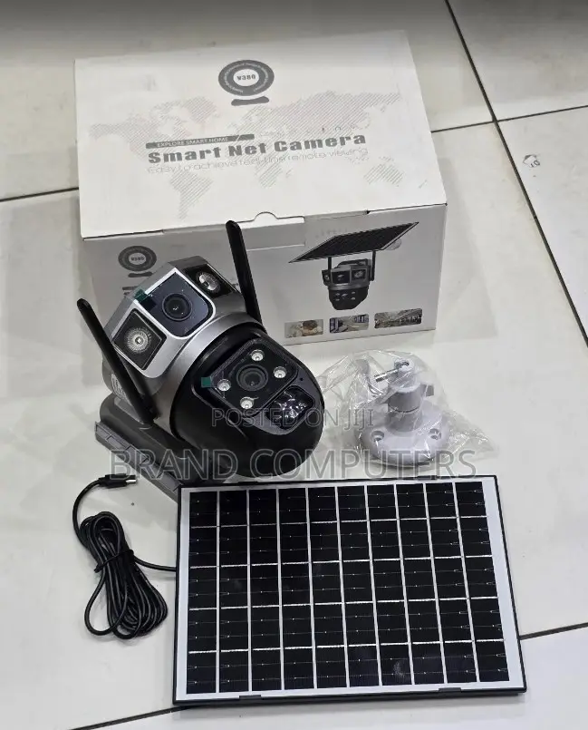 Simcard 4g Solar Powered PTZ Camera V380 Pro Dual Lens Solar Camera
