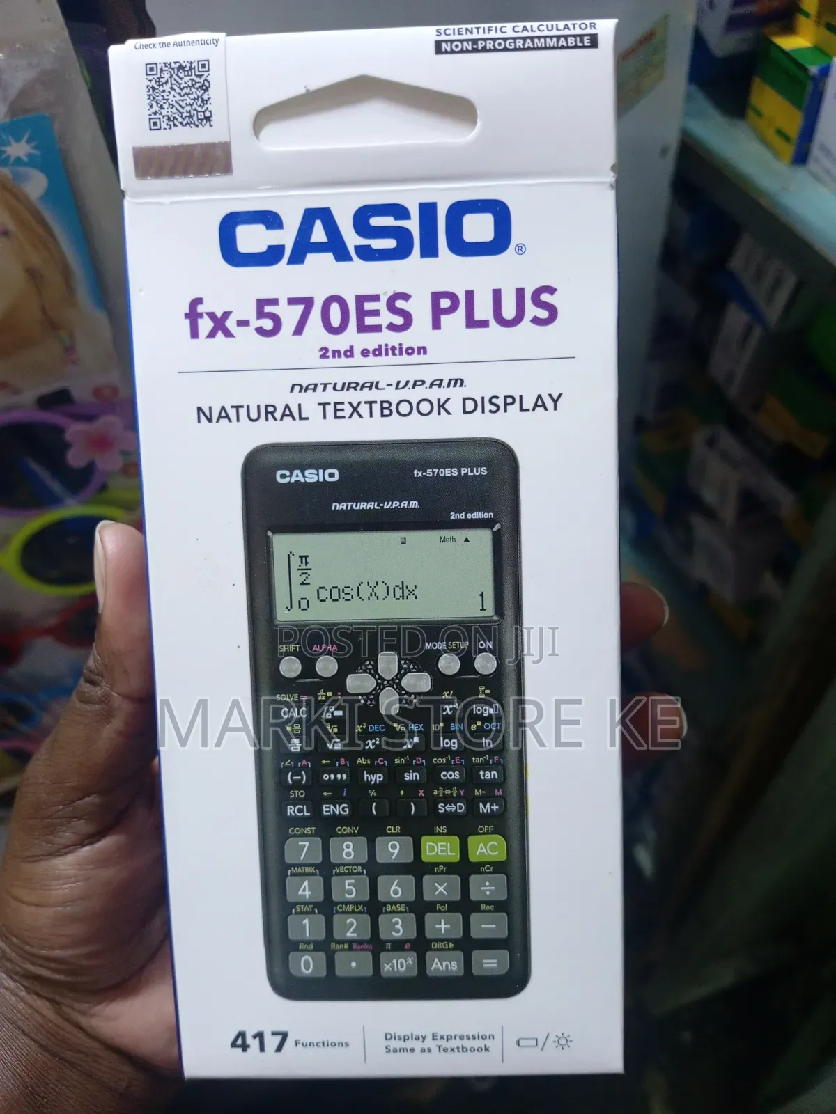 Casio Fx-570es Plus Second Edition Scientific Calculator 471 Functions