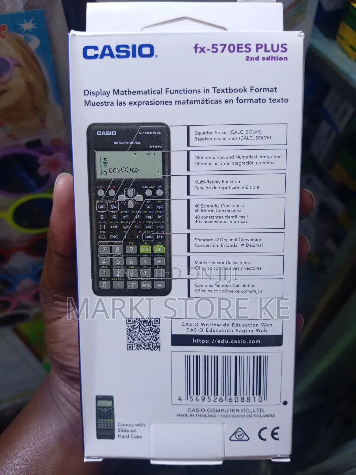 Casio Fx-570es Plus Second Edition Scientific Calculator 471 Functions