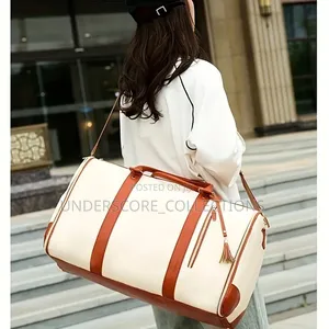 Convertible Duffle Bags for 2 in 1 Foldable Pu Leather Garment Bag