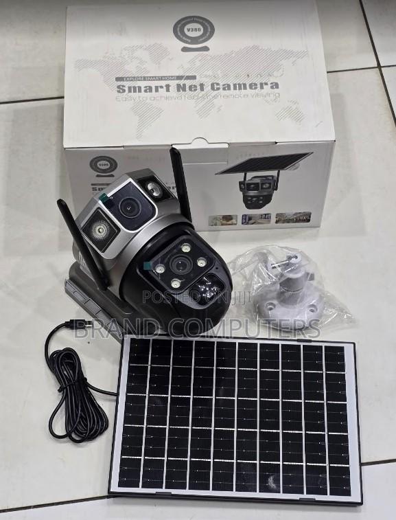 4g Dual Lens Simcard Wireless Outdoor Solar PTZ Camera With Audio