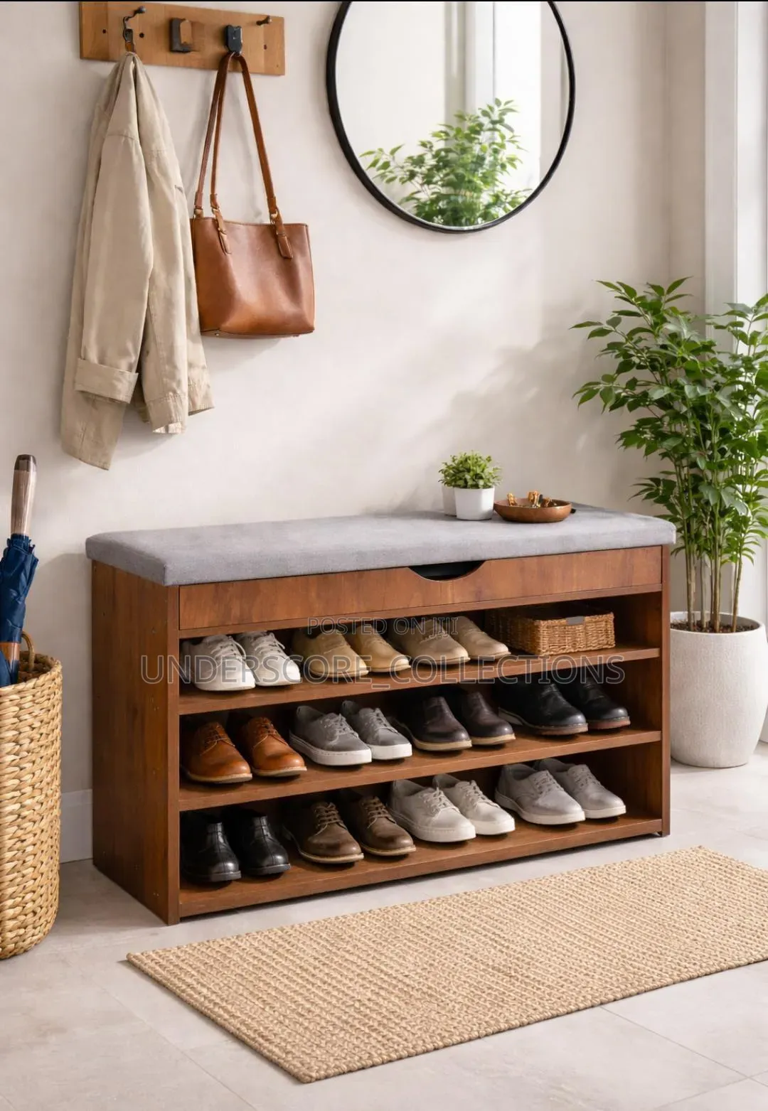 *Entry Way Shoe Bench*