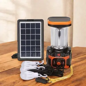 Dat-at 9016b Travel Friendly Home Solar Lighting Kit With Usb Charging