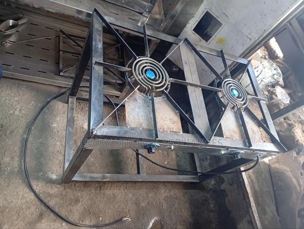 Heavy Duty Mild Steel Electric Two Burner.