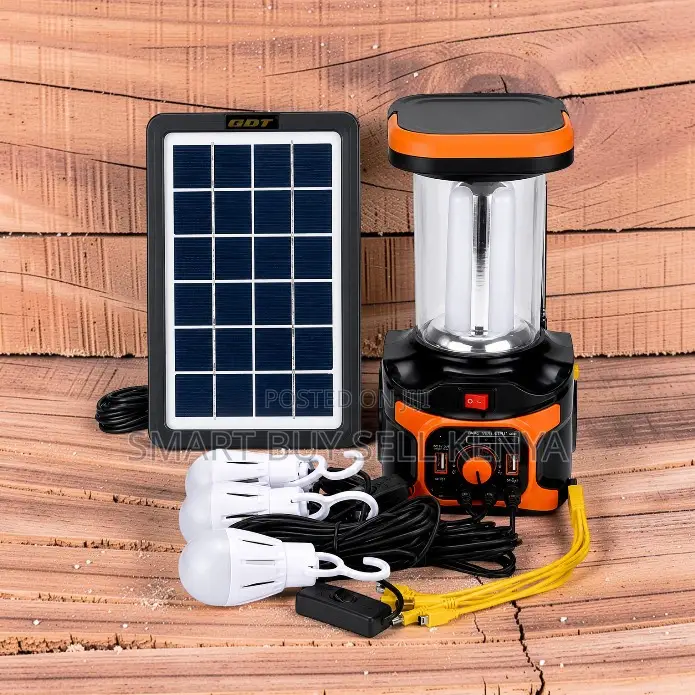 Dat-at 9016b Solar Powered Home Solar Lighting Kit With Fm Radio