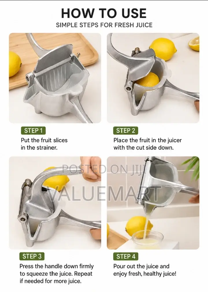 Manual Fruit Press Juicer
