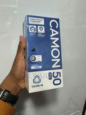 New Tecno Camon 50 Pro 256 GB Black