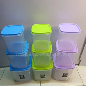 Adix 3pcs Storage Containers 4/7/11 Litres