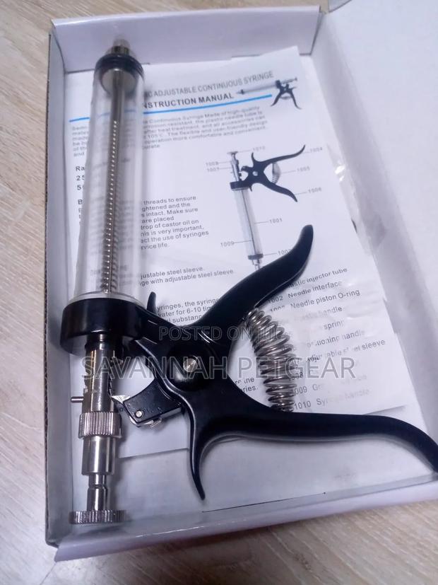 50ml Veterinary Semi-Automatic Syringe for Livestock Vaccination