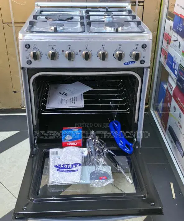 Ecomax Standing Cooker 60×60 3g + 1 Electric Hot