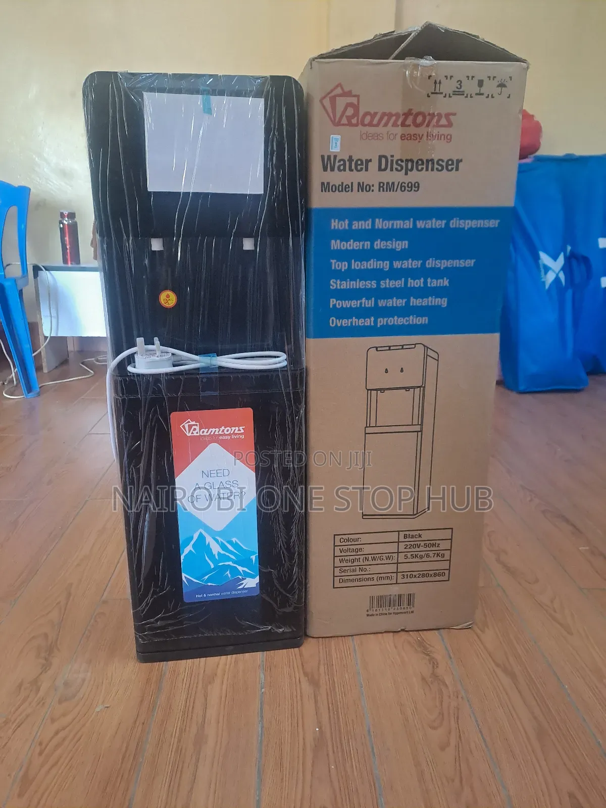 Ramtons Hot and Normal Water Dispenser Top Load