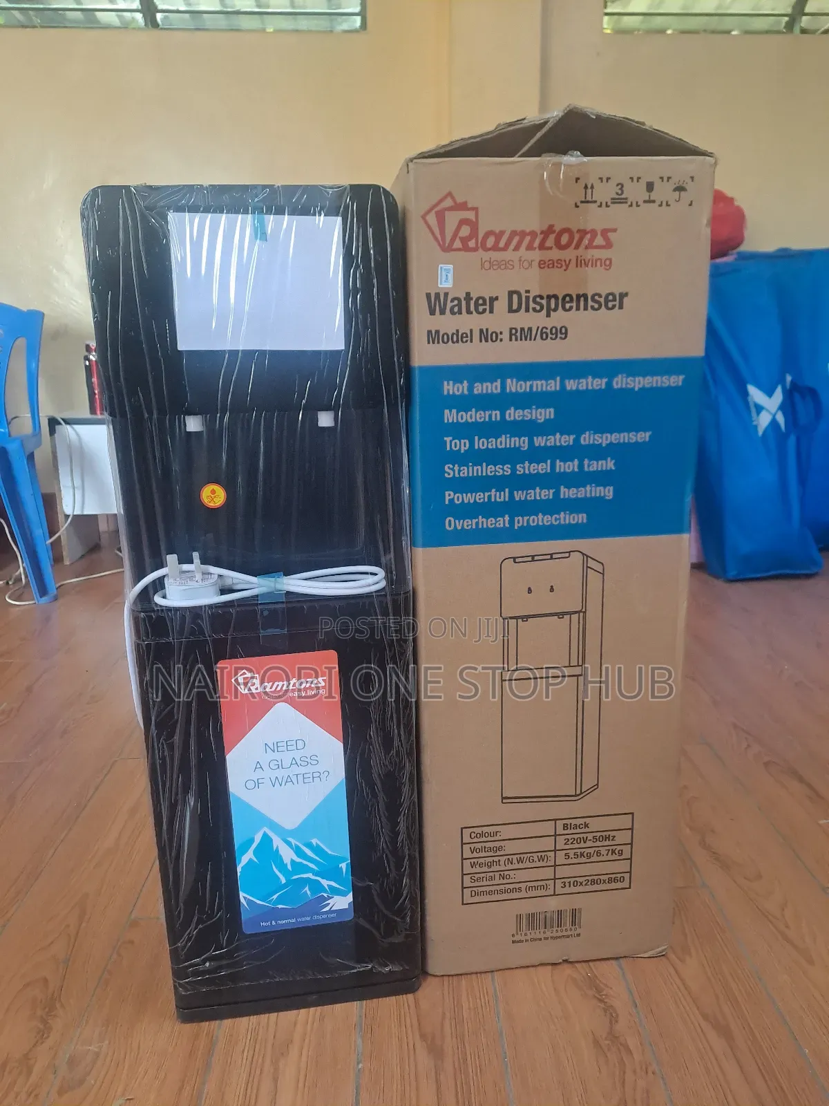 Top Load Hot and Normal Dispenser