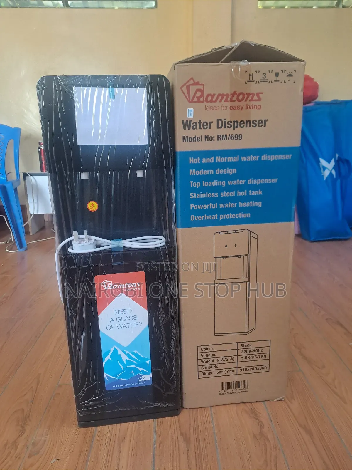 Top Load Hot and Normal Dispenser