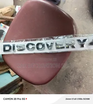 Chrome Finish Discovery 4 Tailgate Emblem Badge
