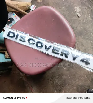 3d Abs Trunk Letter Logo for Land Rover Discovery 4