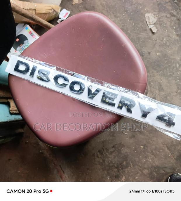 3d Abs Trunk Letter Logo for Land Rover Discovery 4