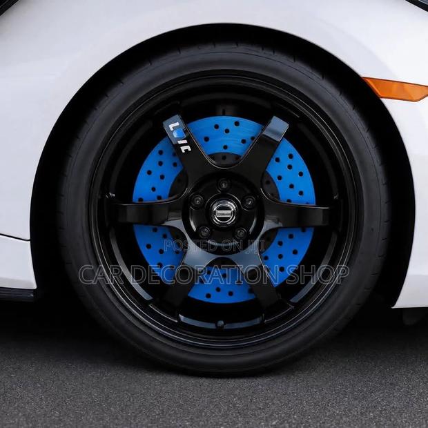 2pc Blue Durable Corossion Resistant Aluminum Alloy Disc Rotors - main view