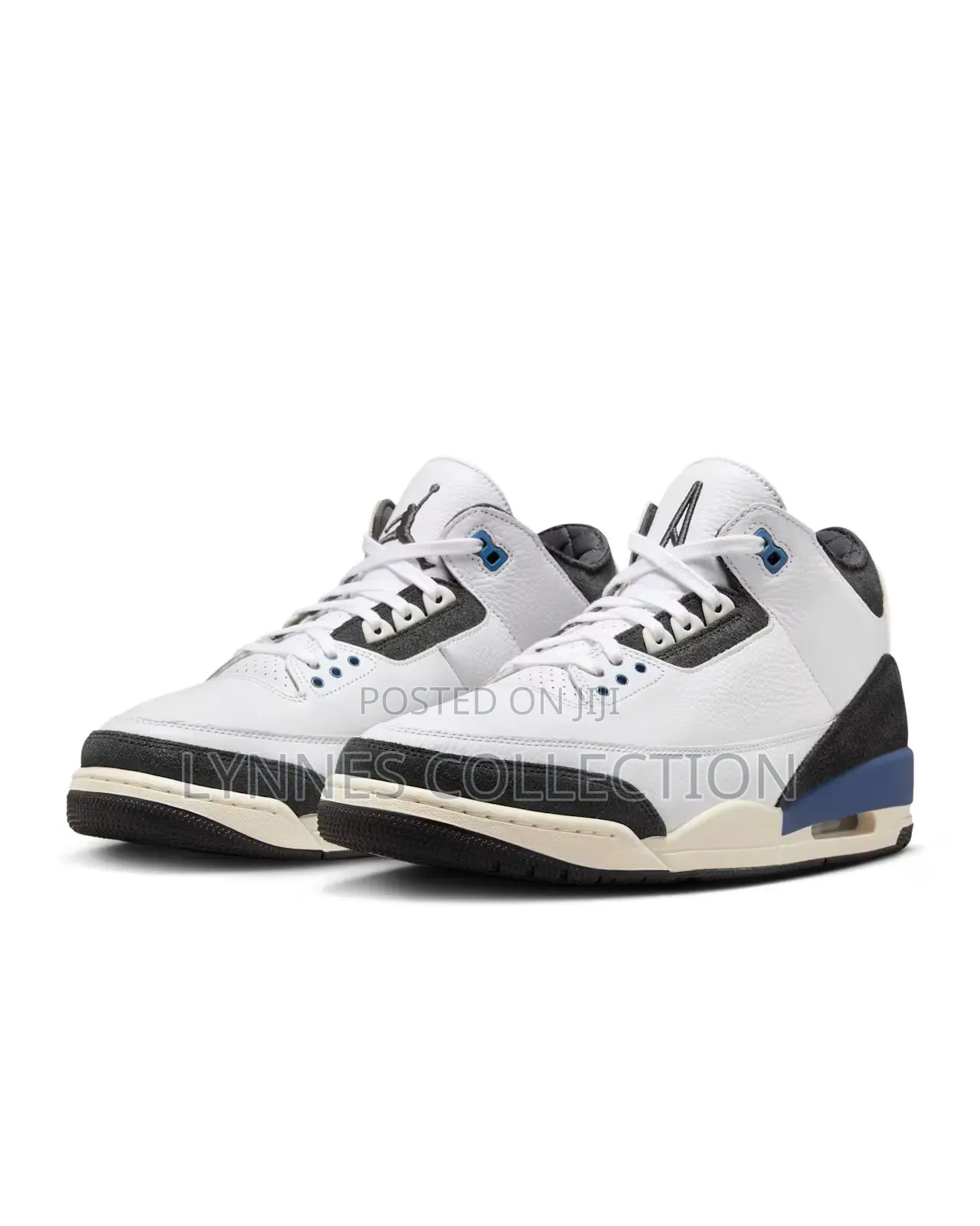 Black White Jordan 3 Sneakers – Timeless Urban Style