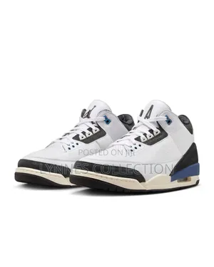 Black White Jordan 3 Sneakers – Timeless Urban Style