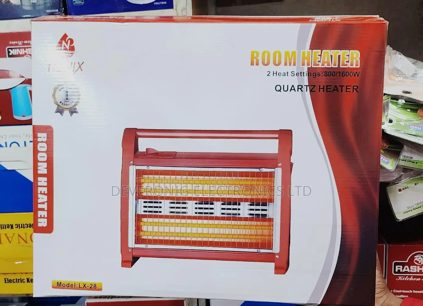 Nunix Quatz Heater With Humidifier