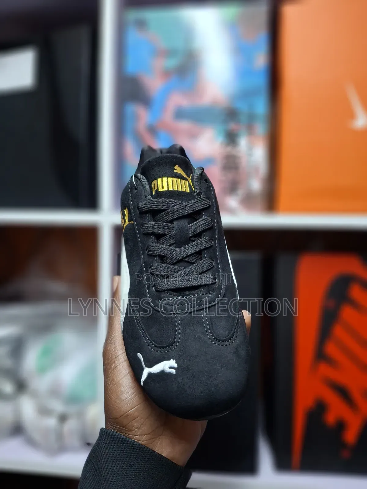Black Puma Speedcat Sneakers – Sporty Streetwear Edition