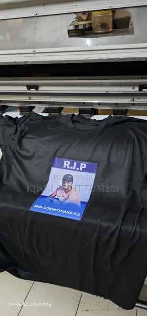 Custom Funeral T-Shirt Branding