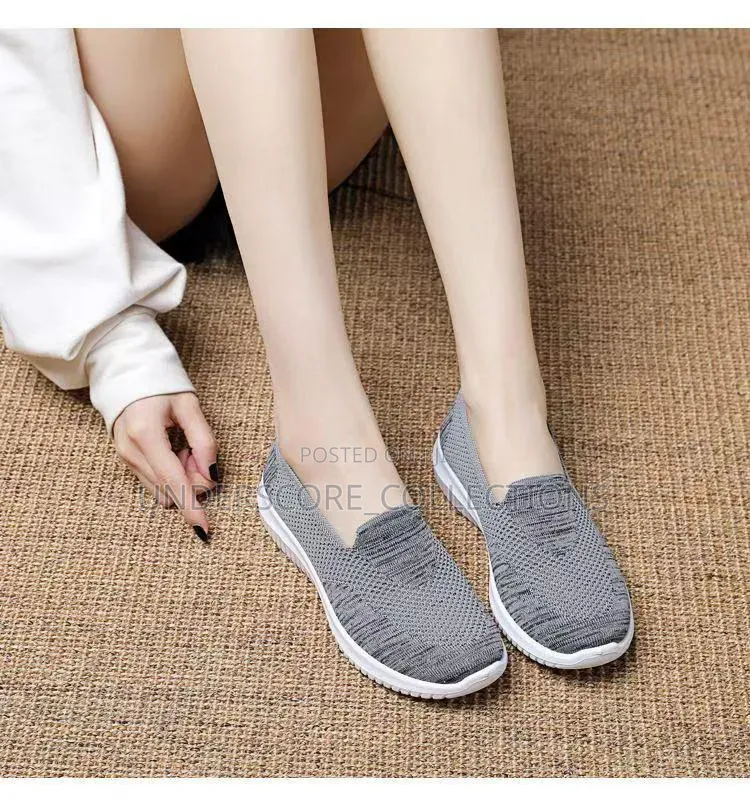 Striped Ladies Striped Sport Shoe